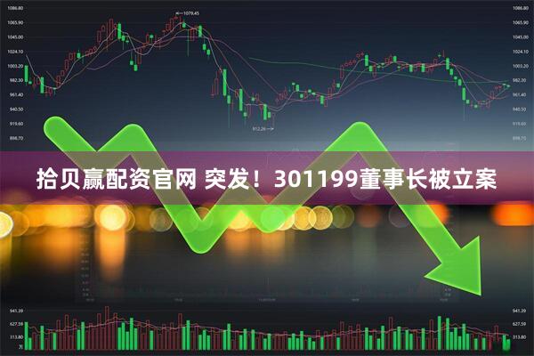 拾贝赢配资官网 突发！301199董事长被立案
