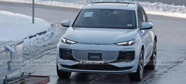 奥迪Q6 e-tron/ Sportback谍照曝光：圆润造型媲美Q4 E-tron